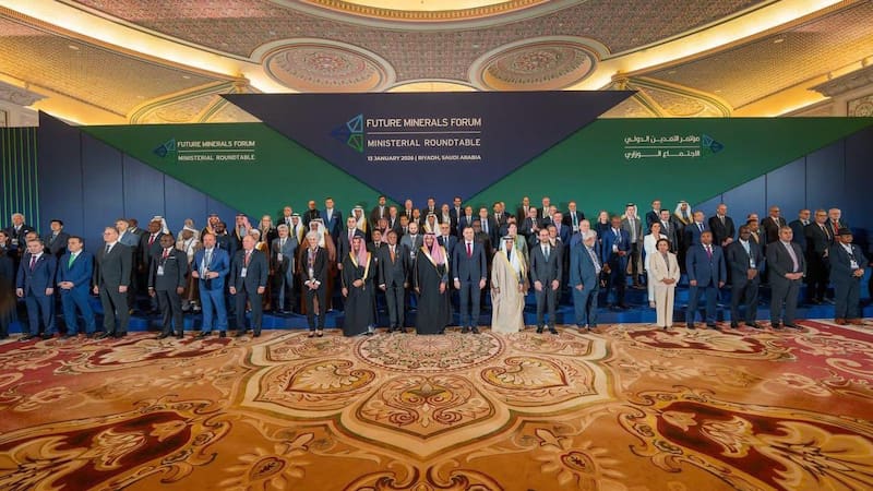 Funcionarios saudíes y ejecutivos de las más importantes empresas del mundo participaron del Future Minerals Forum 2026 en Riad, entre ellos José Luis Manzano, presidente de Integra Capital