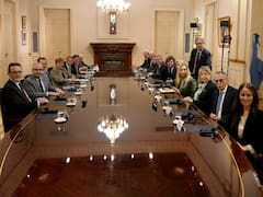 Javier Milei recibió a Georgieva y se reunió con todo el Gabinete