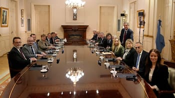 Javier Milei recibió a Georgieva y se reunió con todo el Gabinete