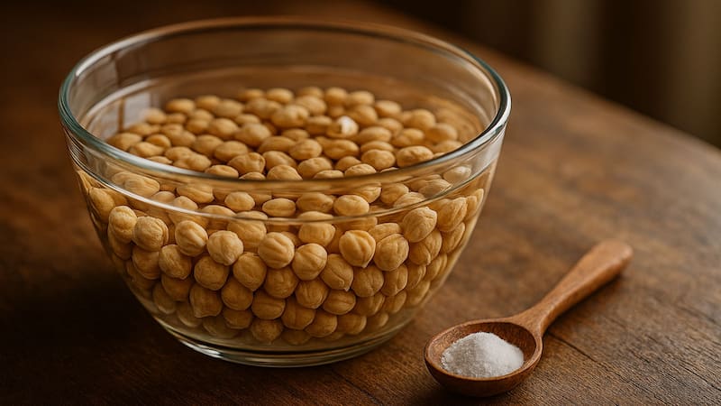 Remojar los garbanzos en bicarbonato | Para qué sirve y cuánto hay que usar. Foto (Archivo)