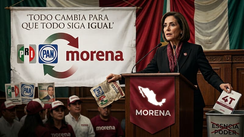 En Morena no cambió nada. No hay perfiles nuevos, no hay cuadros formados en el movimiento.