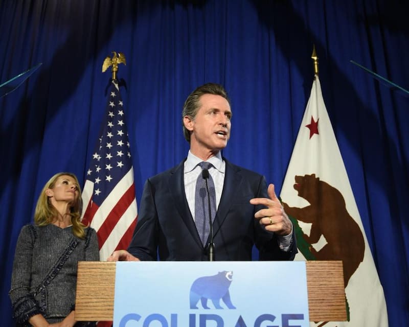 Gavin Newsom encara su último año como gobernador de California. Fuente: Archivo.
