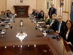 Javier Milei recibió a Georgieva y se reunió con todo el Gabinete