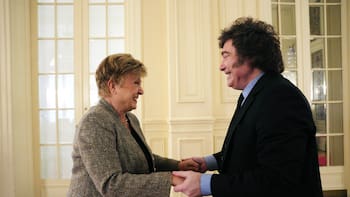 Javier Milei recibió a Georgieva y se reunió con todo el Gabinete