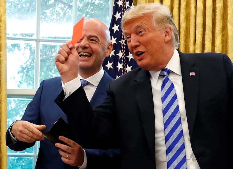 Gianni Infantino reconoció llamada de Trump por la roja de Balogun y defendió decisión “independiente”