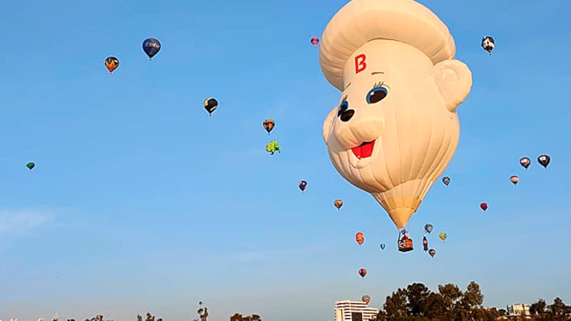 Globo aerostático de Bimbo|Foto: Bimbo