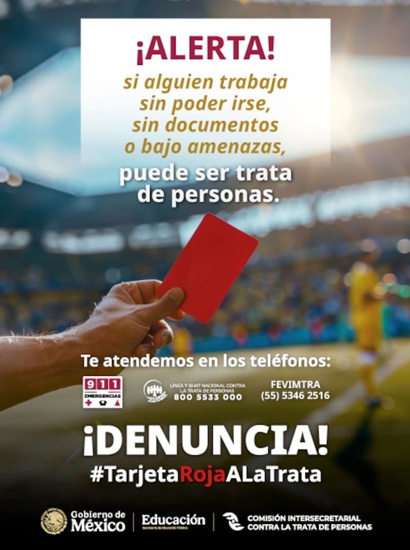 Cómo identificar y denunciar posibles casos de trata laboral.