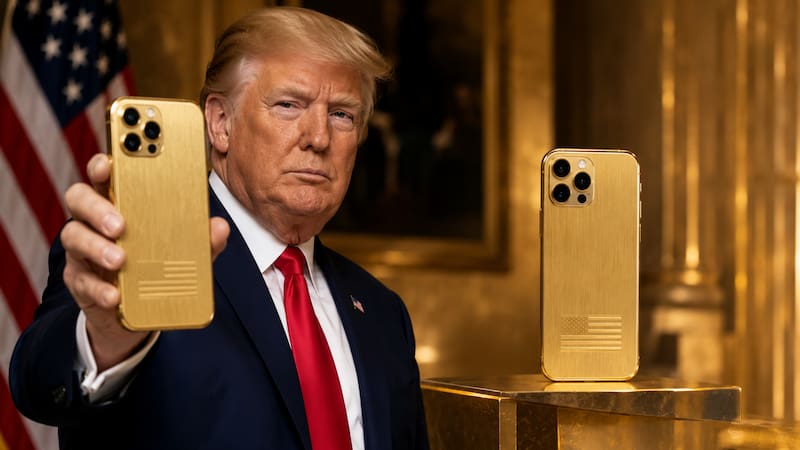 El nuevo teléfono inteligente de Donald Trump que fue presentado como un producto premium