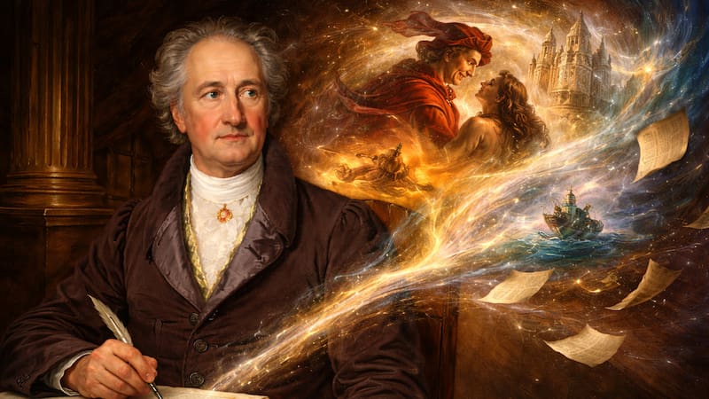 Goethe convirtió la emoción en el motor de la creación en plena era del Romanticismo.