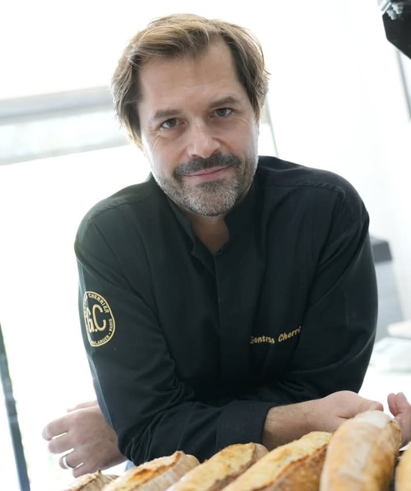 Gontran Cherrier, artisan boulanger dueño de la marca.
