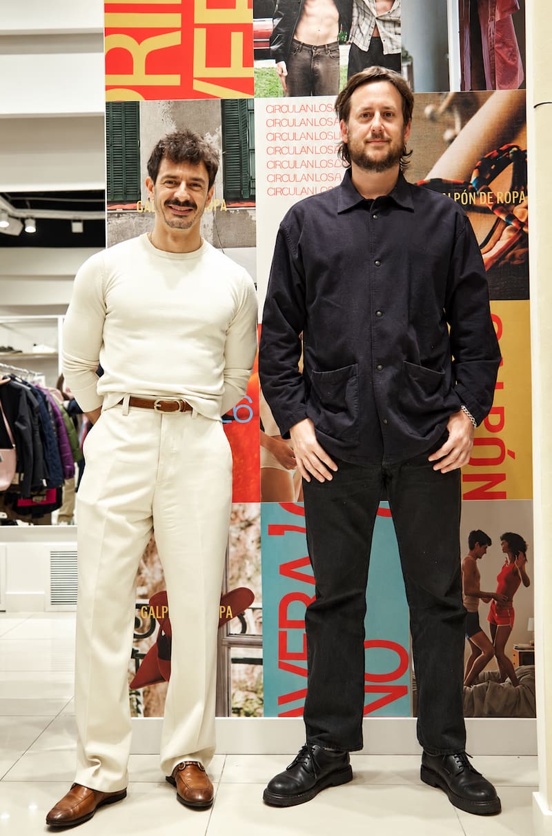Gonzalo Ades Posse y Juan Báez, de Galpón de Ropa