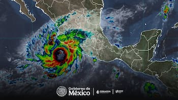 Huracán Simón | Alerta del SMN por “lluvias con puntuales superiores” a 250 mm en Colima y Jalisco