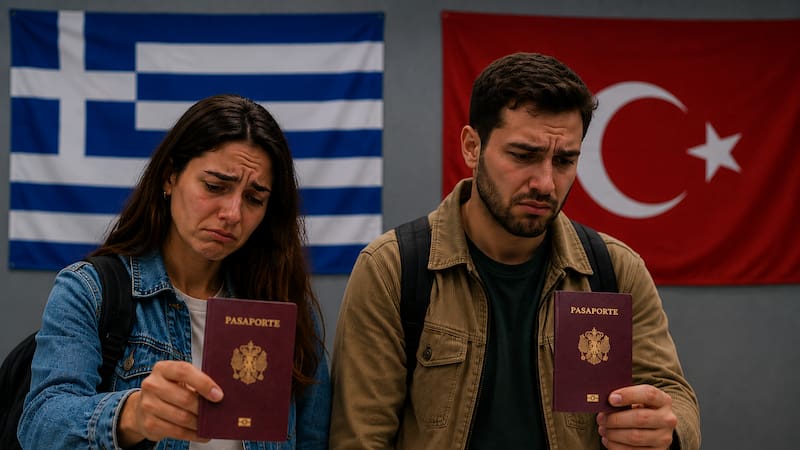 Es oficial | Grecia y Turquía prohíben la salida e ingreso del país a quienes hayan postergado este trámite con su pasaporte.