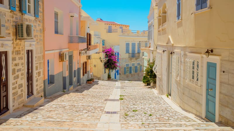 Isla en Grecia