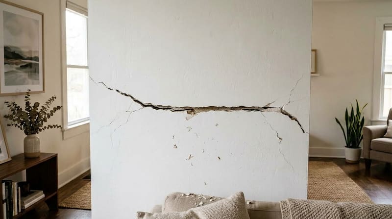 Un albañil enseña cómo reparar una grieta en la pared con una técnica fácil sin picar el revoque.