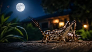 Escuchar grillos cantar en tu casa o jardín por la noche: qué significa y por qué es una buena señal