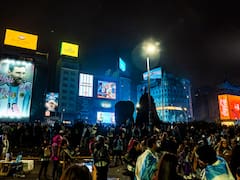 Grupo Vía y Atacama presentaron una nueva experiencia interactiva en la pantalla del Obelisco