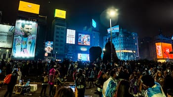 Grupo Vía y Atacama presentaron una nueva experiencia interactiva en la pantalla del Obelisco