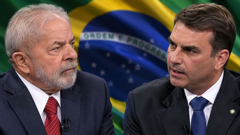 A menos de un mes, se reduce la diferencia que antes separaba a Luiz Inácio Lula da Silva de Flávio Bolsonaro.