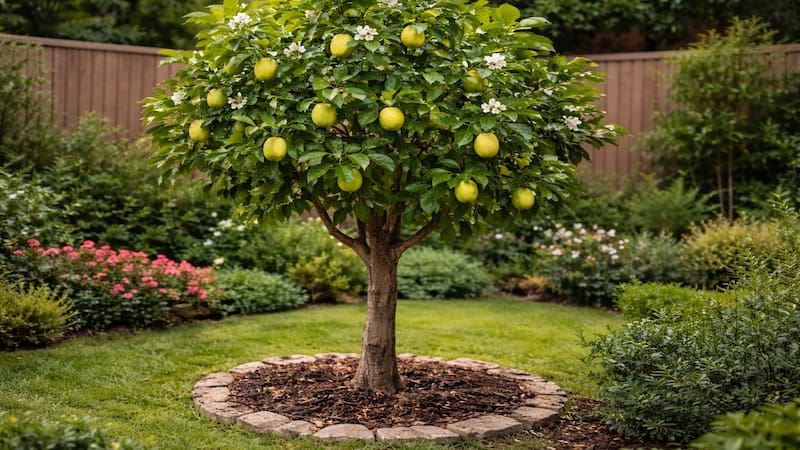 El árbol frutal ideal para espacios pequeños: florece todo el año, da sombra y resiste la sequía sin levantar el piso.
