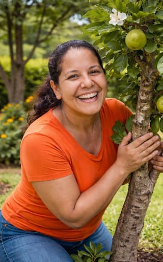 Ideal para jardines pequeños: el árbol frutal que florece todo el año, da sombra, no levanta el piso y aguanta sequías