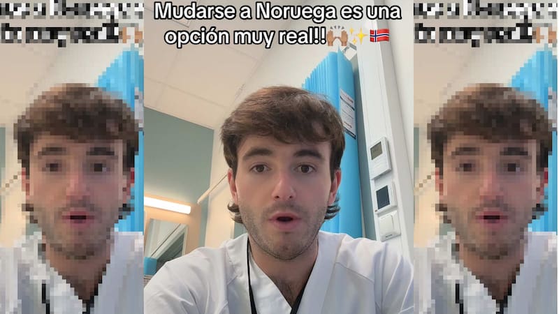 Guillermo Martín, enfermero español en Noruega.