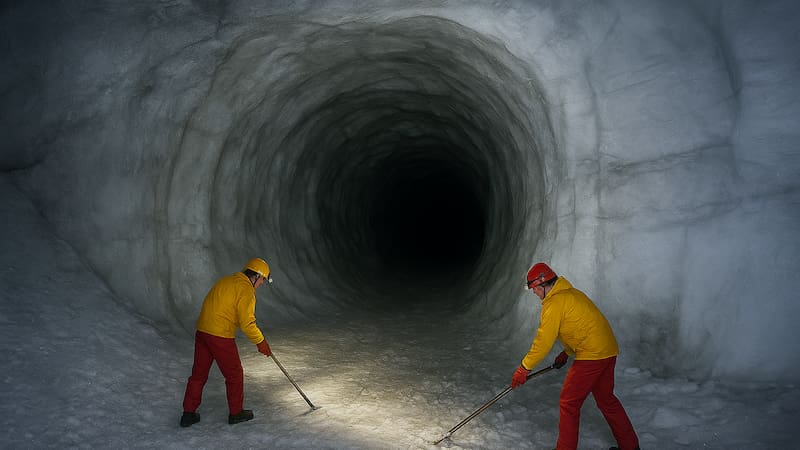 Hallaron estructuras milenarias bajo el hielo de la Antártida que podrían pertenecer a una civilización perdida. (Fuente: Archivo)