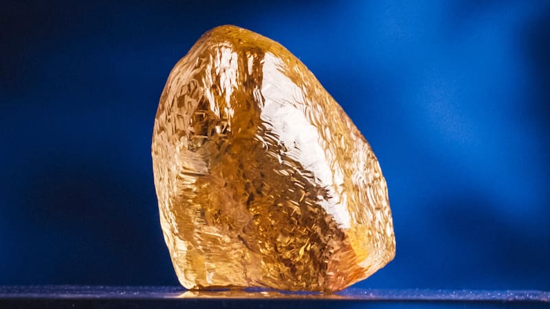 Hallan el “Santo Grial” de los diamantes: más de 158 quilates formado hace aproximadamente dos mil millones de años