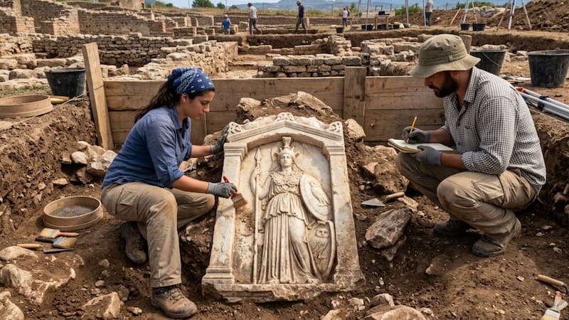 Hallazgo del siglo: arqueólogos desentierran un santuario en un antiguo cantero y pertenece a esta diosa romana. Imagen representativa.