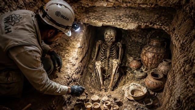 Hallaron una ciudad enterrada mientras construían un tren y los arqueólogos no pueden creerlo: más de 8 esqueletos sentados