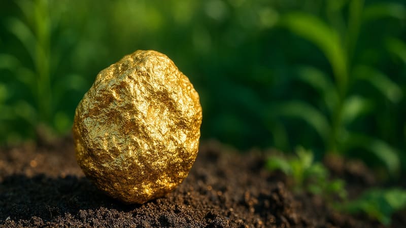 ¿El fin de la pobreza?: encuentran una planta que produce oro puro y se puede cultivar en todas las casas (foto: archivo).