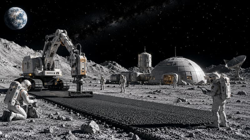 Hallazgo del siglo | Científicos descubren cómo construir carreteras y edificios en la Luna.