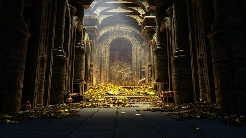 Hallazgo del siglo: descubren un centenar de monedas de oro en un antiguo templo y le pertenece todo a un país