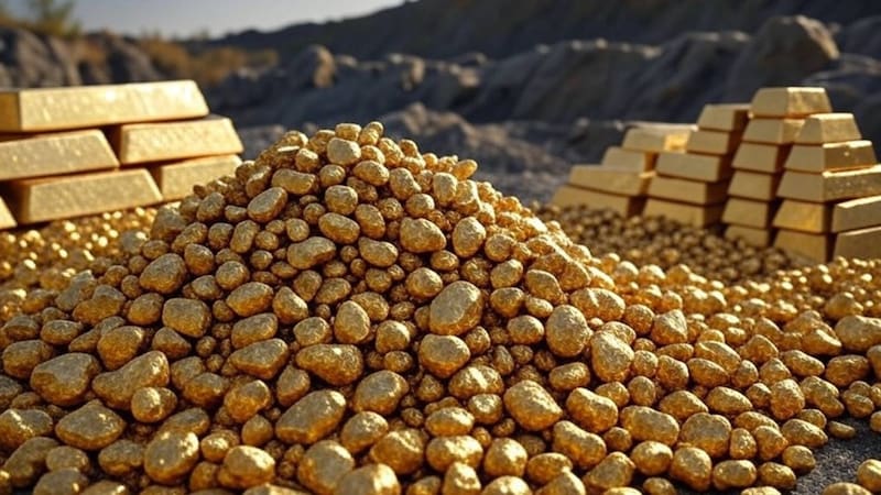 Hallazgo del siglo | Desentierran lingotes de oro a más de mil metros bajo tierra y pertenece a un solo país