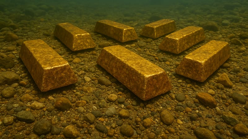 Hallazgo del siglo: más de 2000 años después, descubren toneladas de lingotes en un río y cambia la historia de todo un país