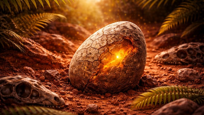 Hallazgo sin precedentes | Descubren el primer huevo de un antepasado de los mamíferos, de hace 250 millones de años. (Fuente: archivo).