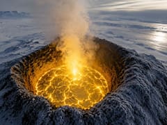 Hallazgo insólito: descubren un volcán en la Antártida que lanza oro al aire todos los días