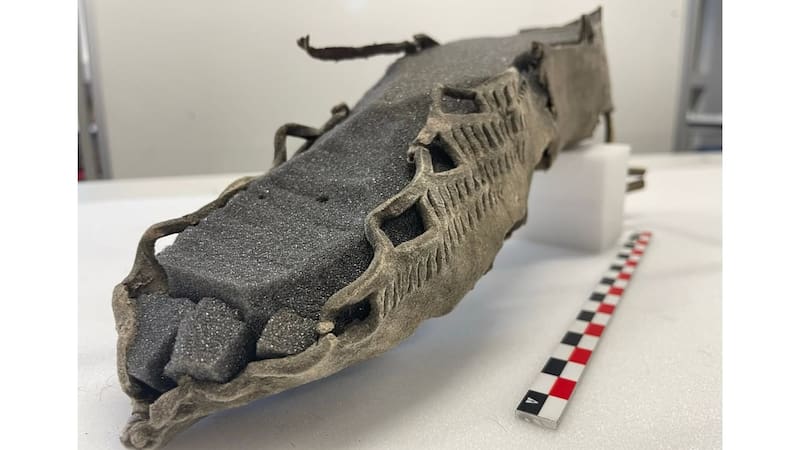 Hallazgo insólito: un glaciar noruego se derritió y dejó a la vista un artefacto imposible de hace 1700 años. Foto: Secrets of the Ice