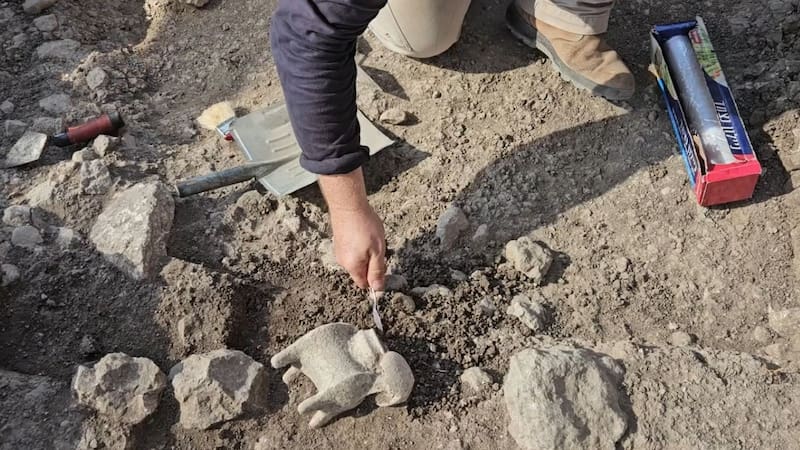 Objeto de culto con forma de carnero. (Fuente: Barak Tzin, IAA).