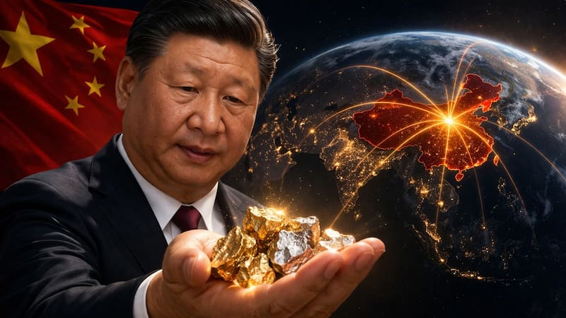 Hallazgo sin precedentes: China descubrió un yacimiento que podría definir la guerra y cambia el panorama mundial. Foto: ChatGPT