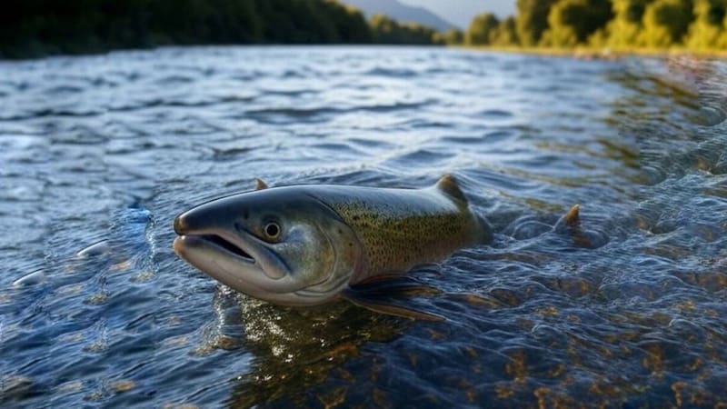 Hallazgo sin precedentes: encontraron un pez con un órgano jamás visto en la naturaleza. Foto: Grok IA