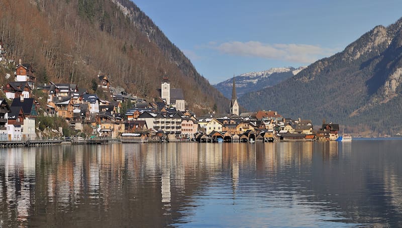 Hallstatt, la ciudad en donde se realizó el descubrimiento arqueológico.