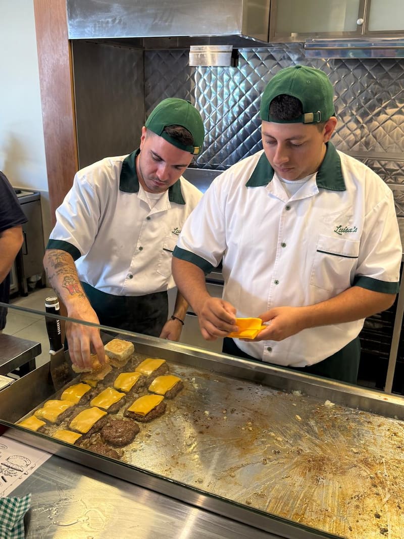 Las típicas hamburguesas de Luisa