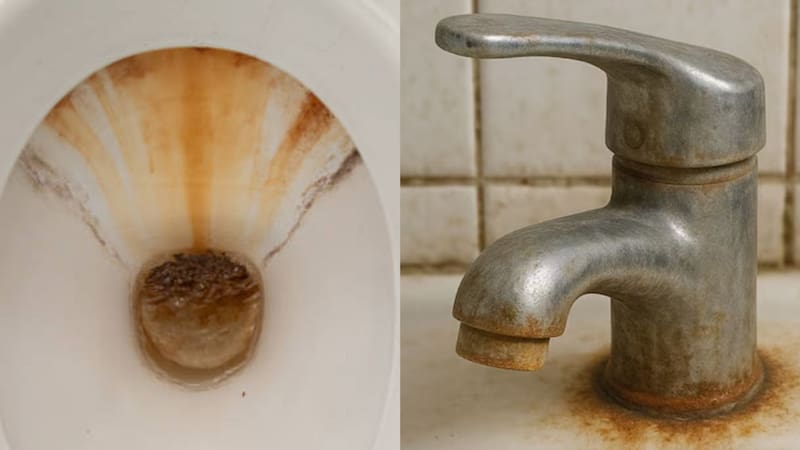 Ni vinagre ni bicarbonato: la forma ideal de sacar el sarro de las canillas y el inodoro.