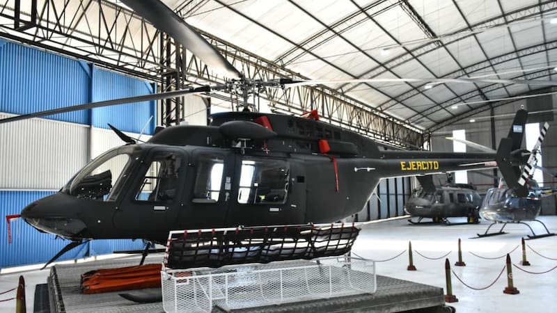 Helicóptero Bell 407 XGi del Ejército Argentino.