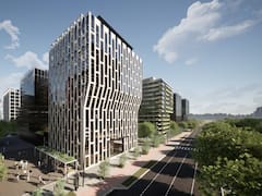 El nuevo “triángulo del lujo” en Núñez ahora suma un edificio de oficinas “flexible” en el ex Tiro Federal