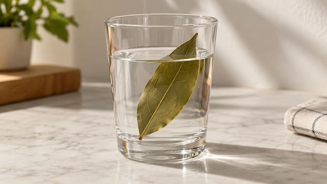 Poner una hoja de laurel en un vaso con agua: para qué sirve y por qué algunos lo recomiendan