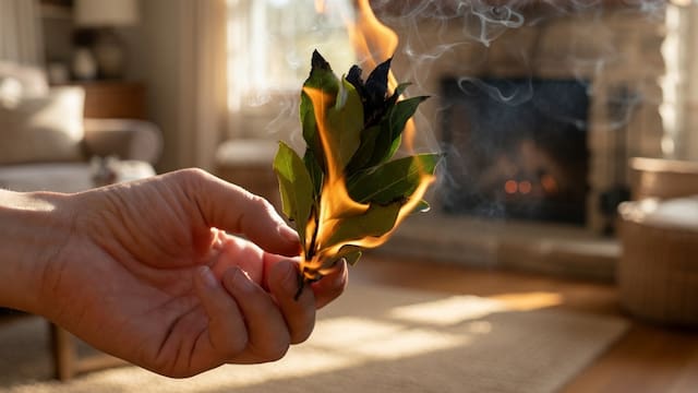 Quemar hojas secas de laurel: para qué sirve y por qué todos lo hacen en sus hogares
