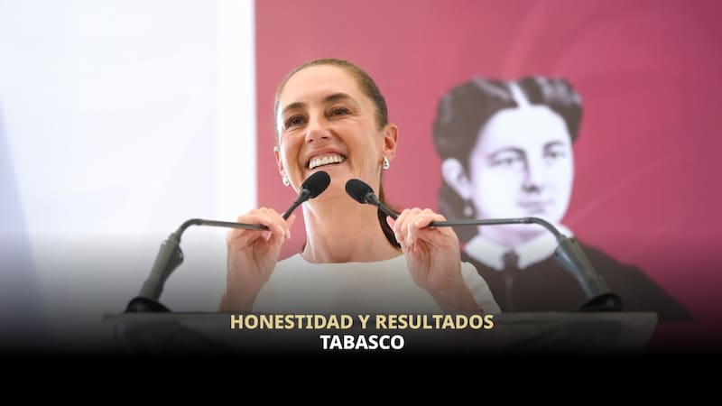 Durante la gira Honestidad y Resultados, la Presidenta destacó que el #SalarioMínimo creció 154 % y que el Programa Jóvenes con Futuro beneficia a 21 mil 714 jóvenes de la región.