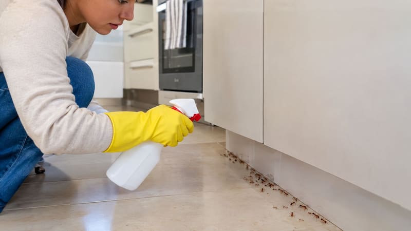Las hormigas coloradas pueden aparecer en distintos espacios de la casa. Existen métodos para controlar su presencia y evitar que regresen.